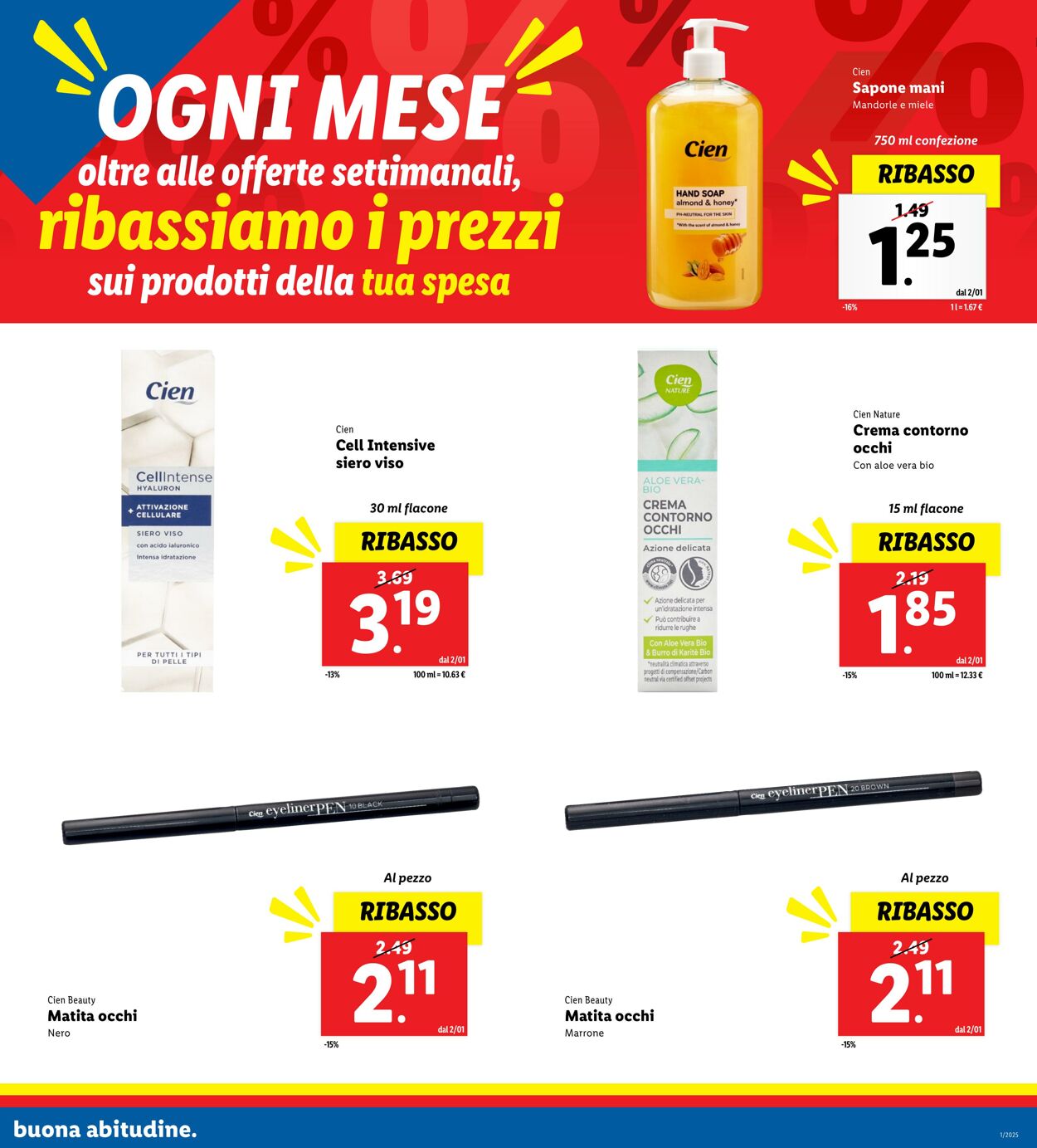 Volantino Lidl 02.01.2025 - 31.01.2025