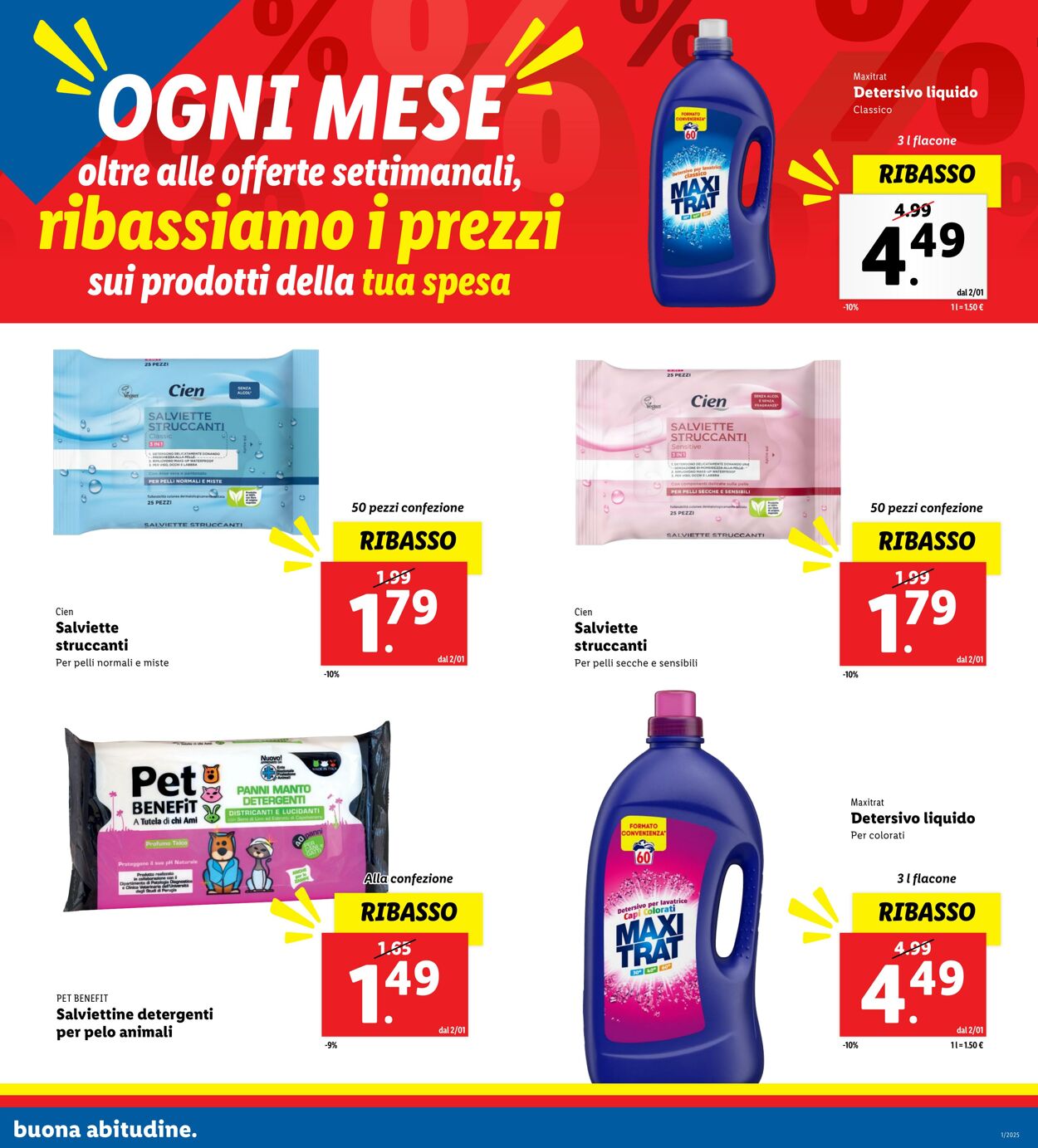 Volantino Lidl 02.01.2025 - 31.01.2025