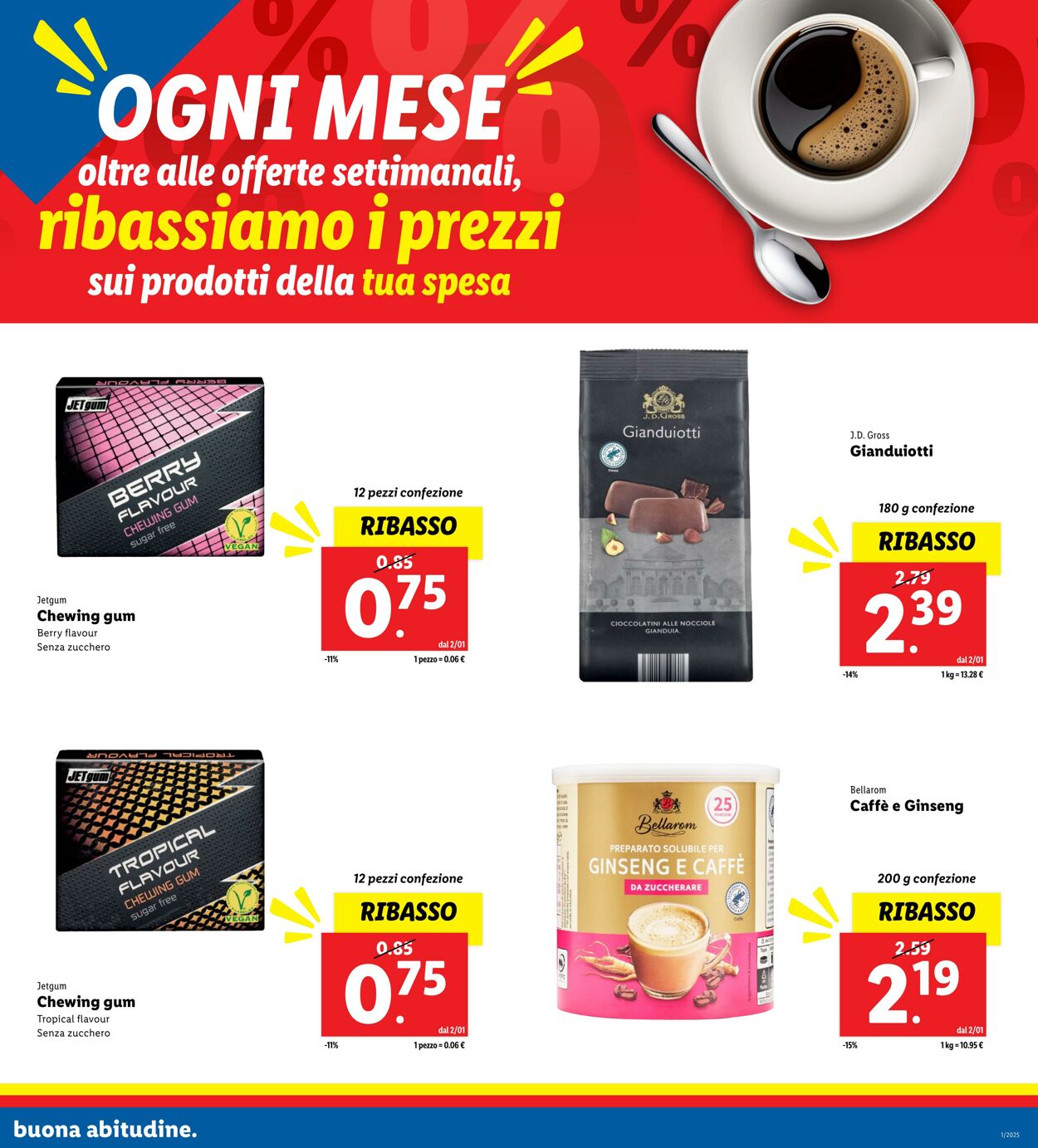 Volantino Lidl 02.01.2025 - 31.01.2025