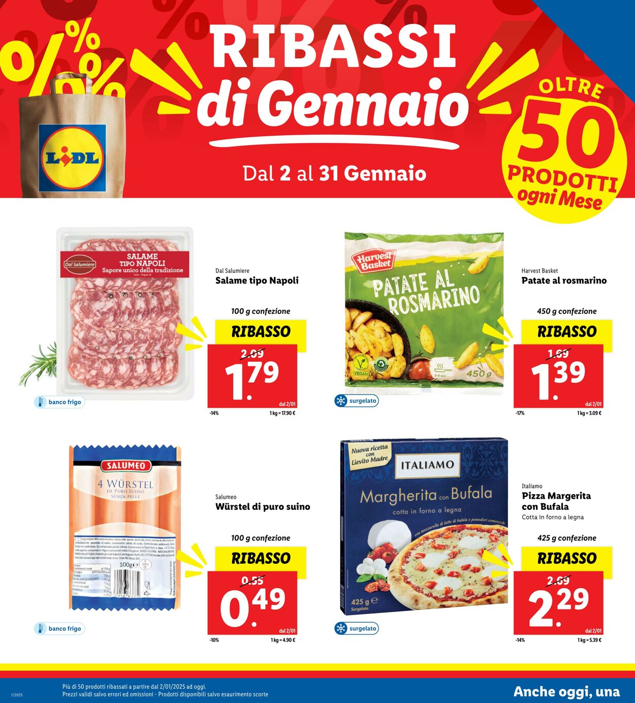 Volantino Lidl 02.01.2025 - 31.01.2025