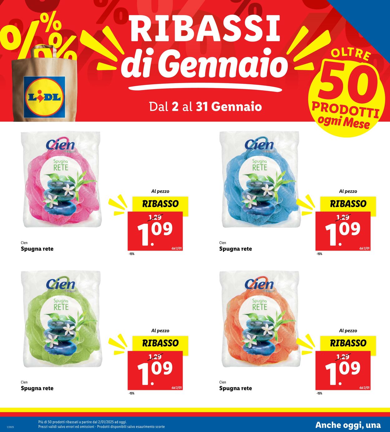 Volantino Lidl 02.01.2025 - 31.01.2025