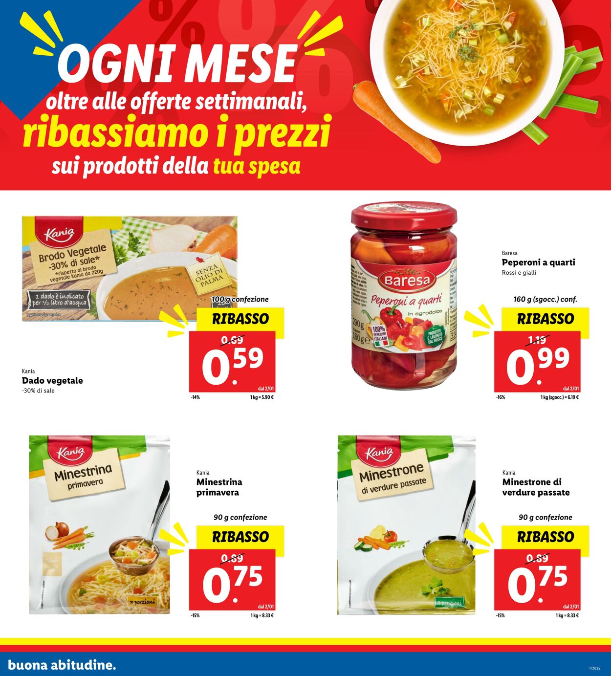 Volantino Lidl 02.01.2025 - 31.01.2025