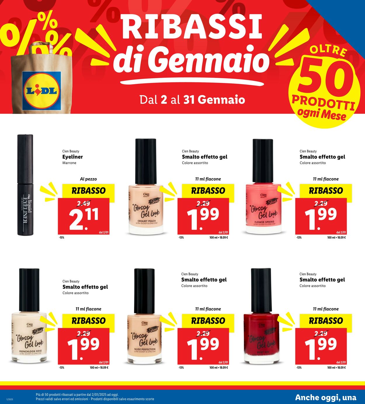 Volantino Lidl 02.01.2025 - 31.01.2025