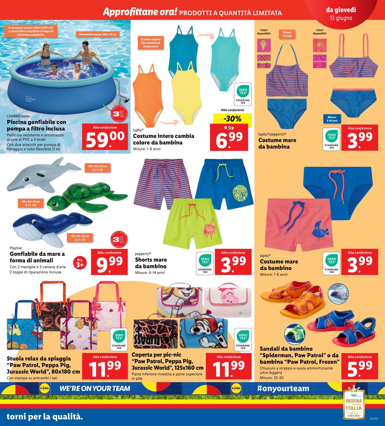 Volantino Lidl 10.06.2024 - 16.06.2024