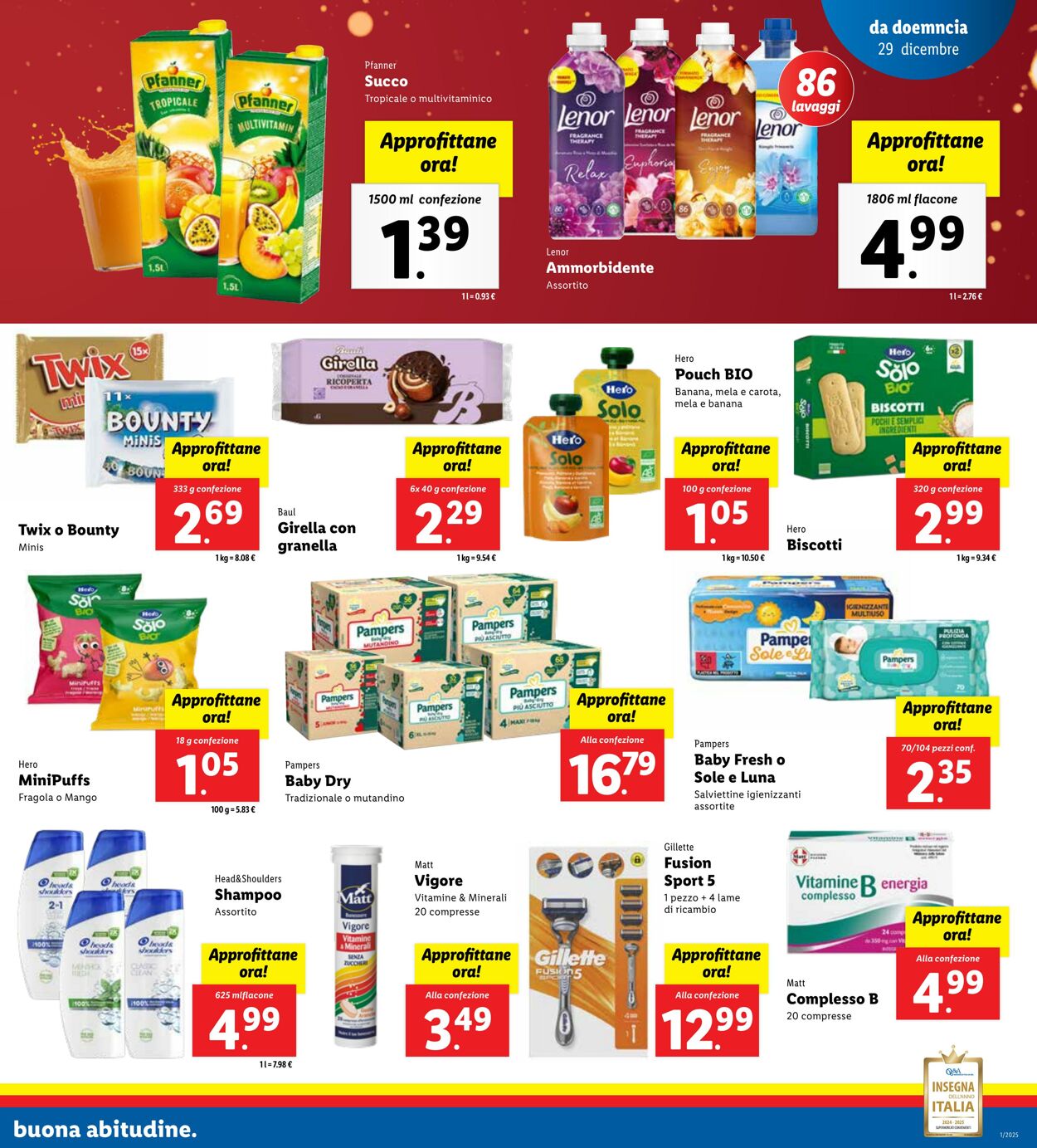 Volantino Lidl 30.12.2024 - 05.01.2025