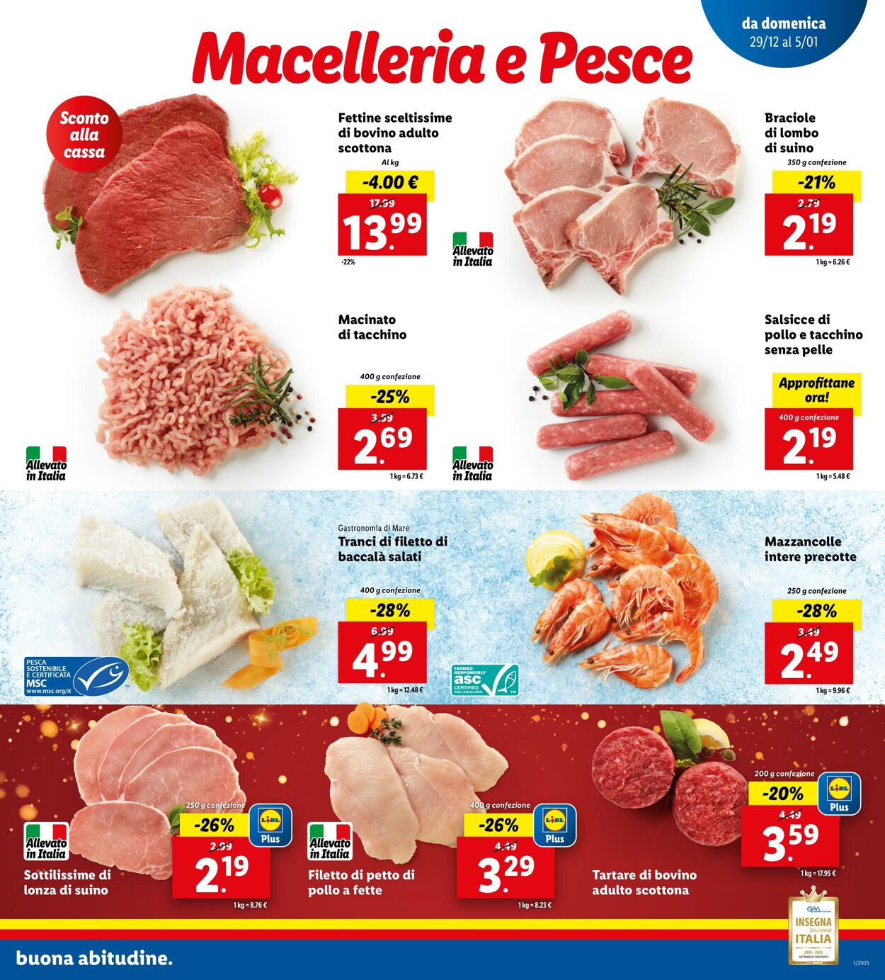 Volantino Lidl 30.12.2024 - 05.01.2025