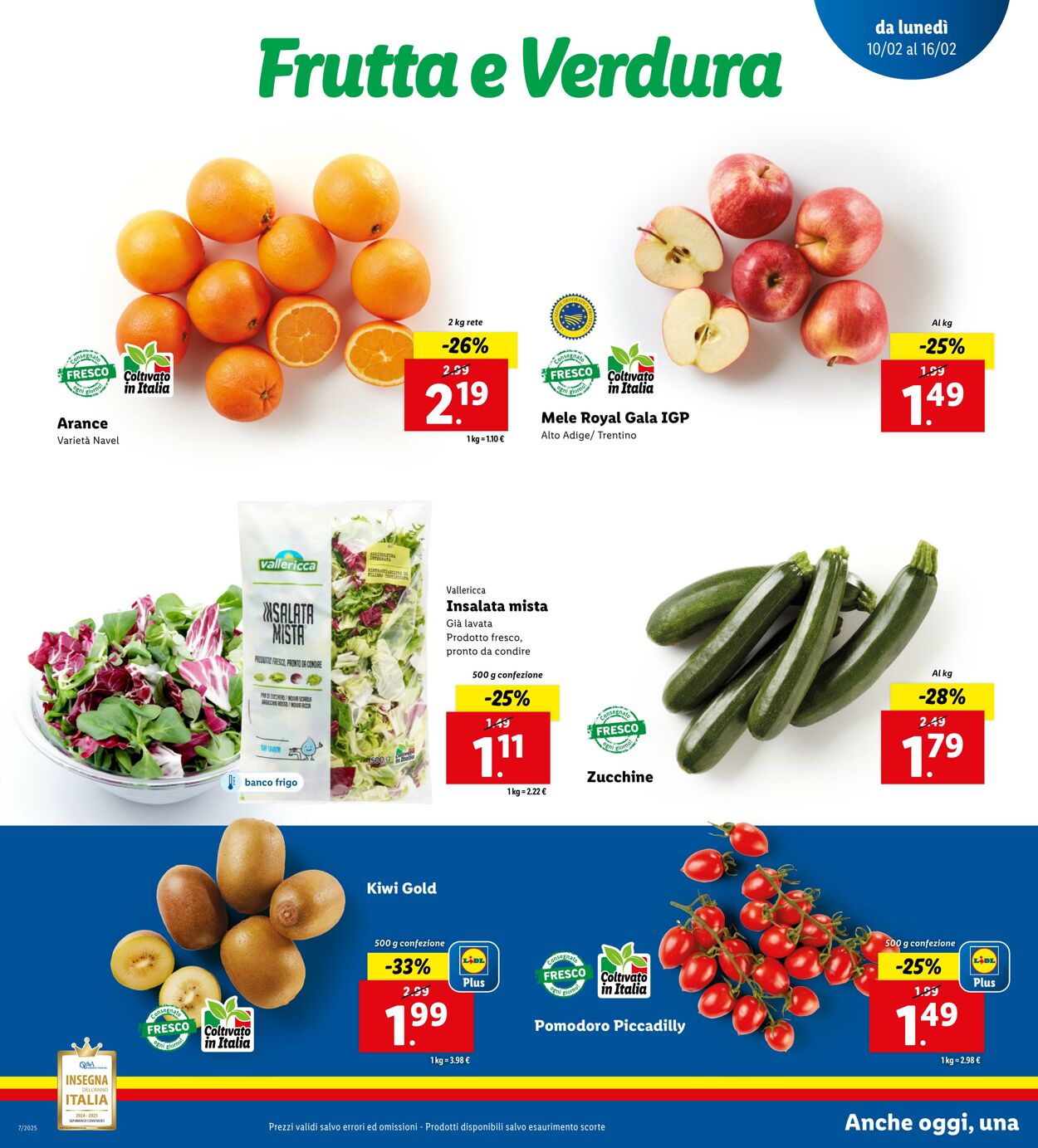 Volantino Lidl 10.02.2025 - 16.02.2025