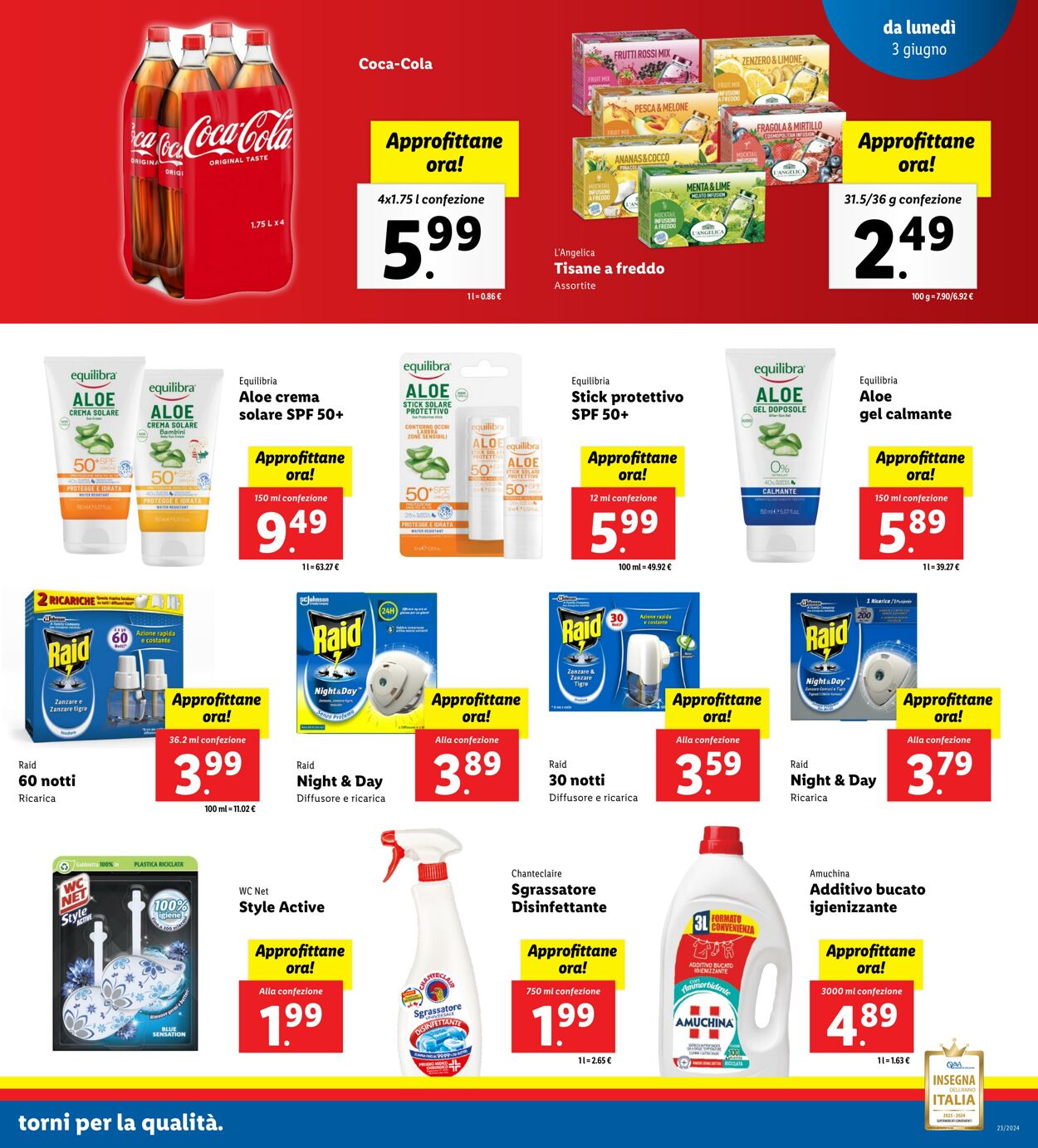 Volantino Lidl 03.06.2024 - 09.06.2024