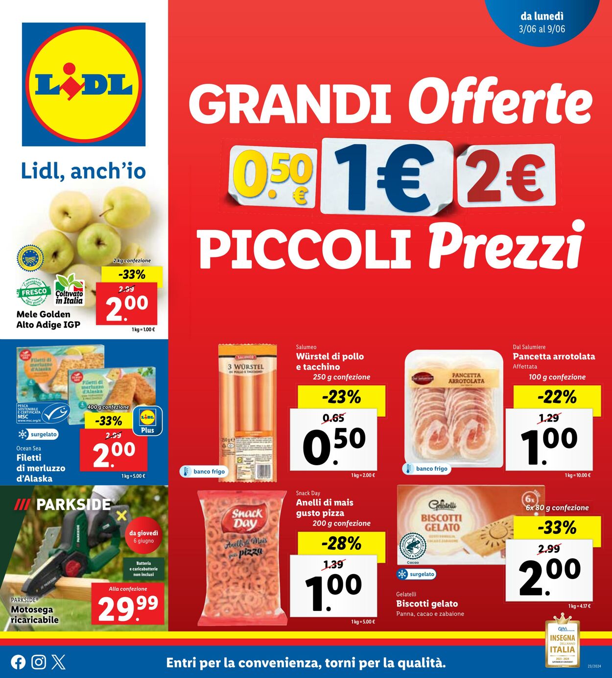 Volantino Lidl 03.06.2024 - 09.06.2024