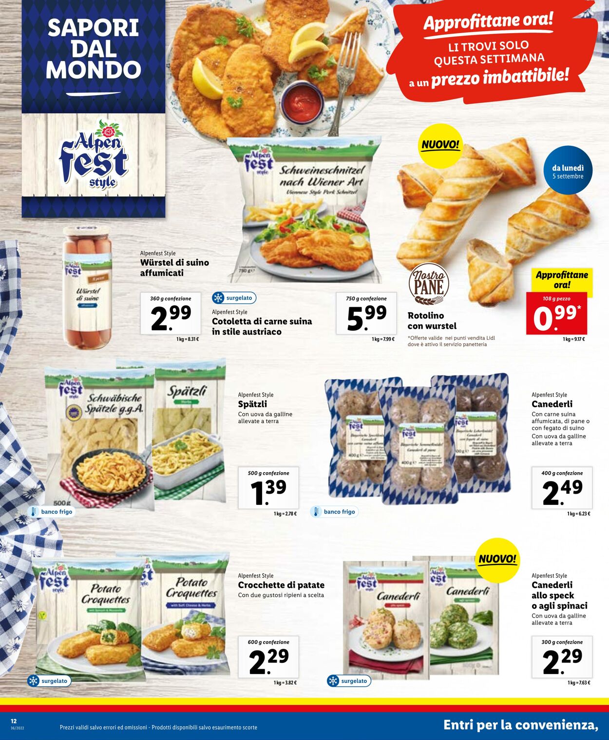 Volantino Lidl 05.09.2022 - 11.09.2022