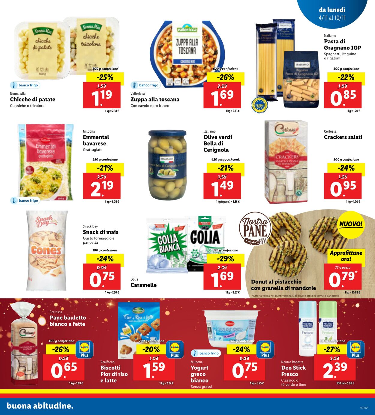 Volantino Lidl 04.11.2024 - 10.11.2024