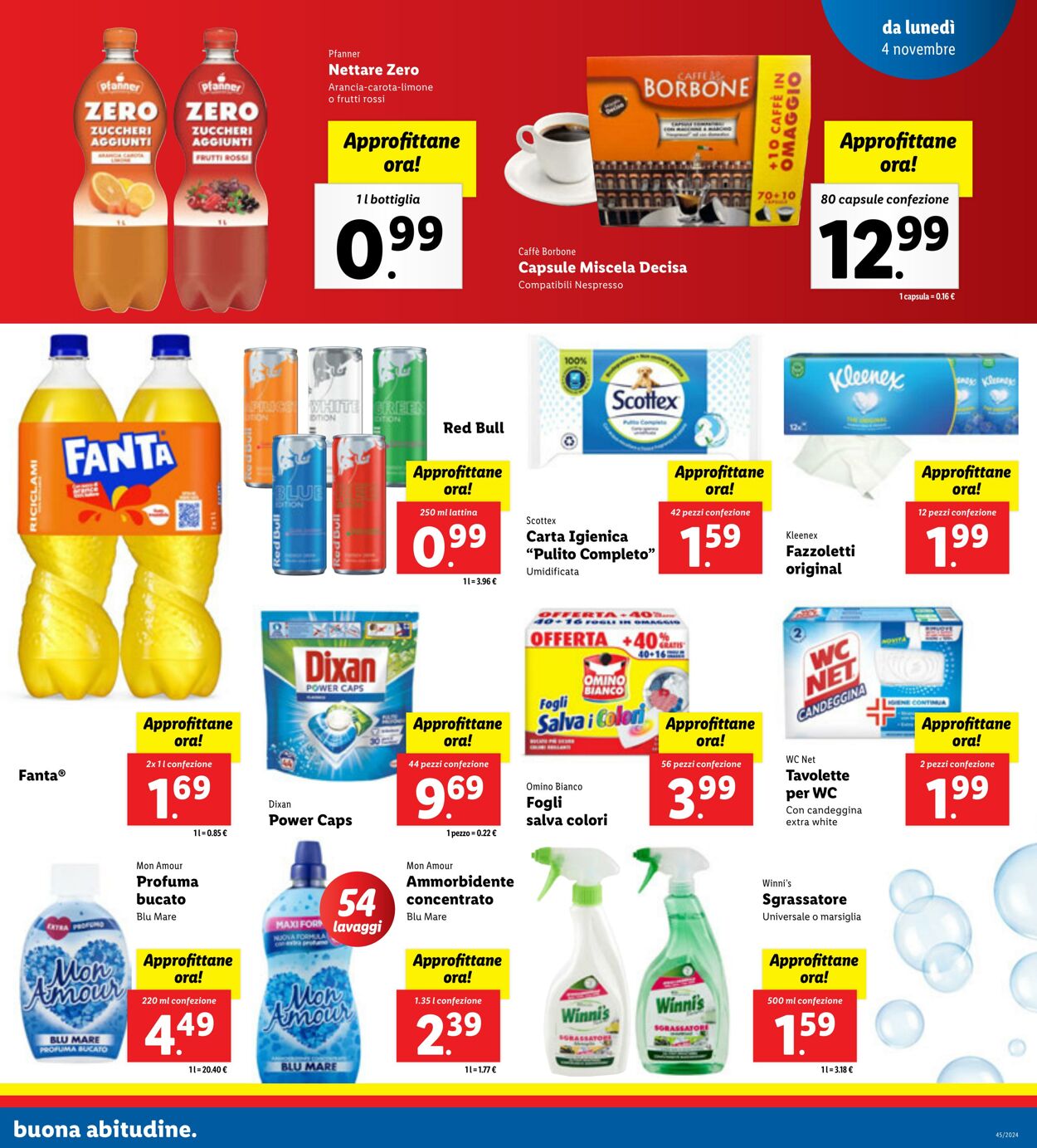 Volantino Lidl 04.11.2024 - 10.11.2024