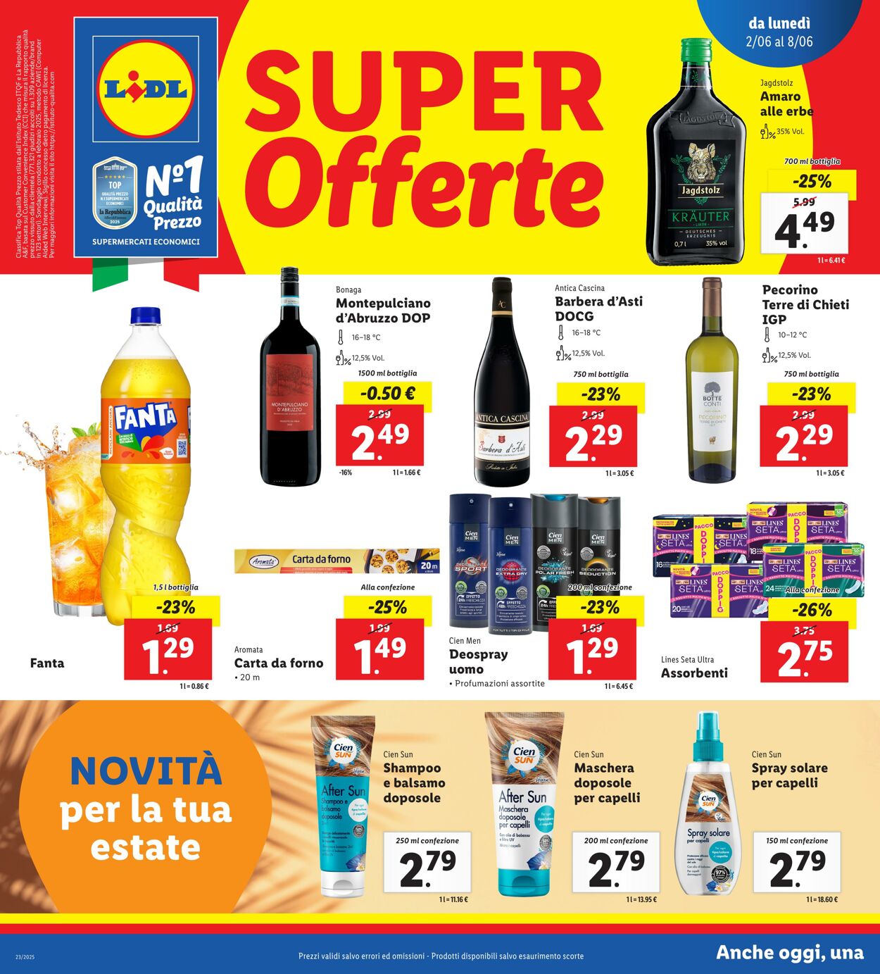 Volantino Lidl 02.06.2025 - 08.06.2025