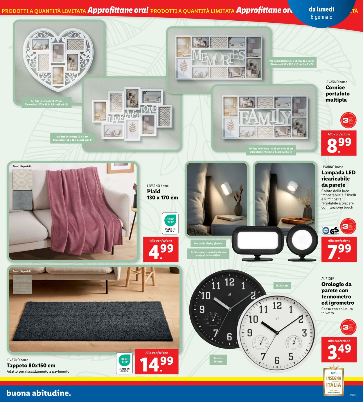 Volantino Lidl 06.01.2025 - 12.01.2025