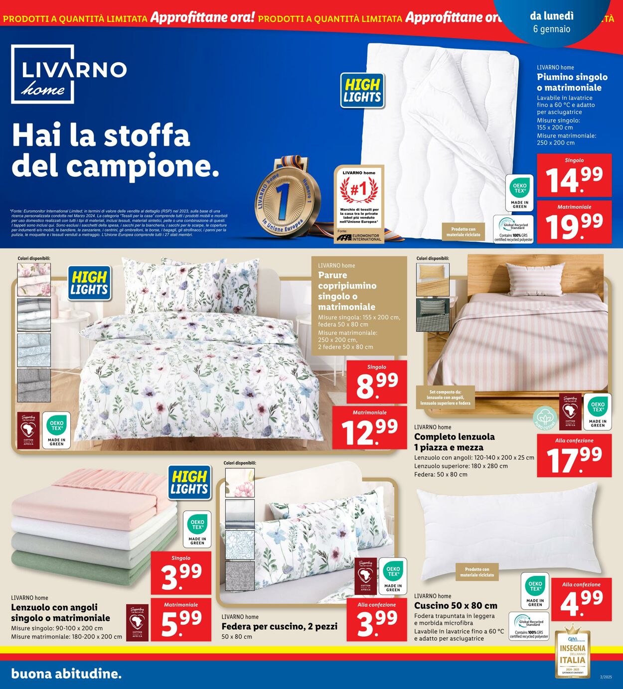 Volantino Lidl 06.01.2025 - 12.01.2025