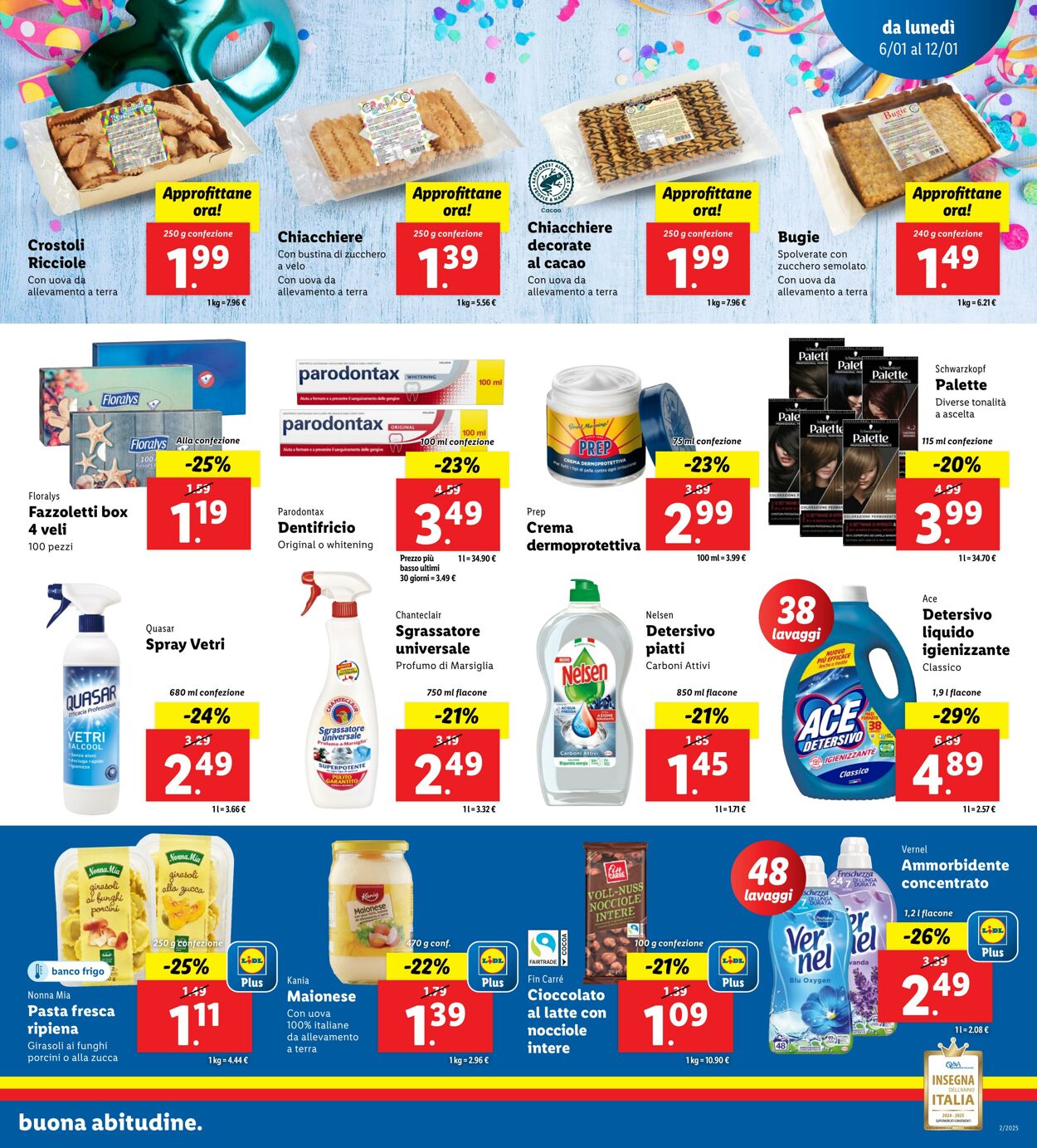 Volantino Lidl 06.01.2025 - 12.01.2025