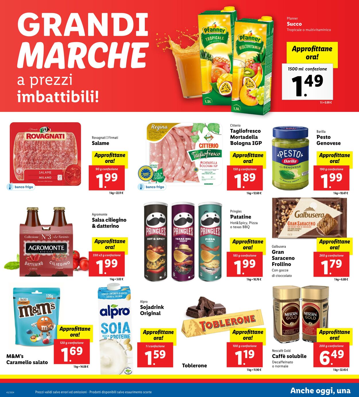 Volantino Lidl 21.10.2024 - 27.10.2024