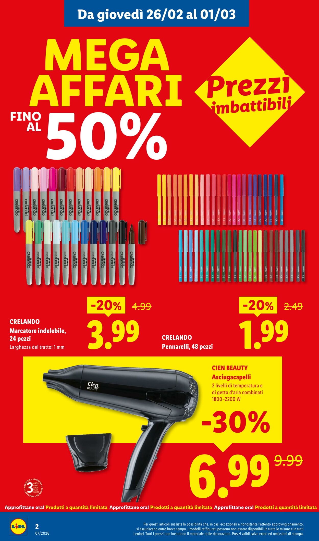 Volantino Lidl 21.03.2028 - 02.01.2029
