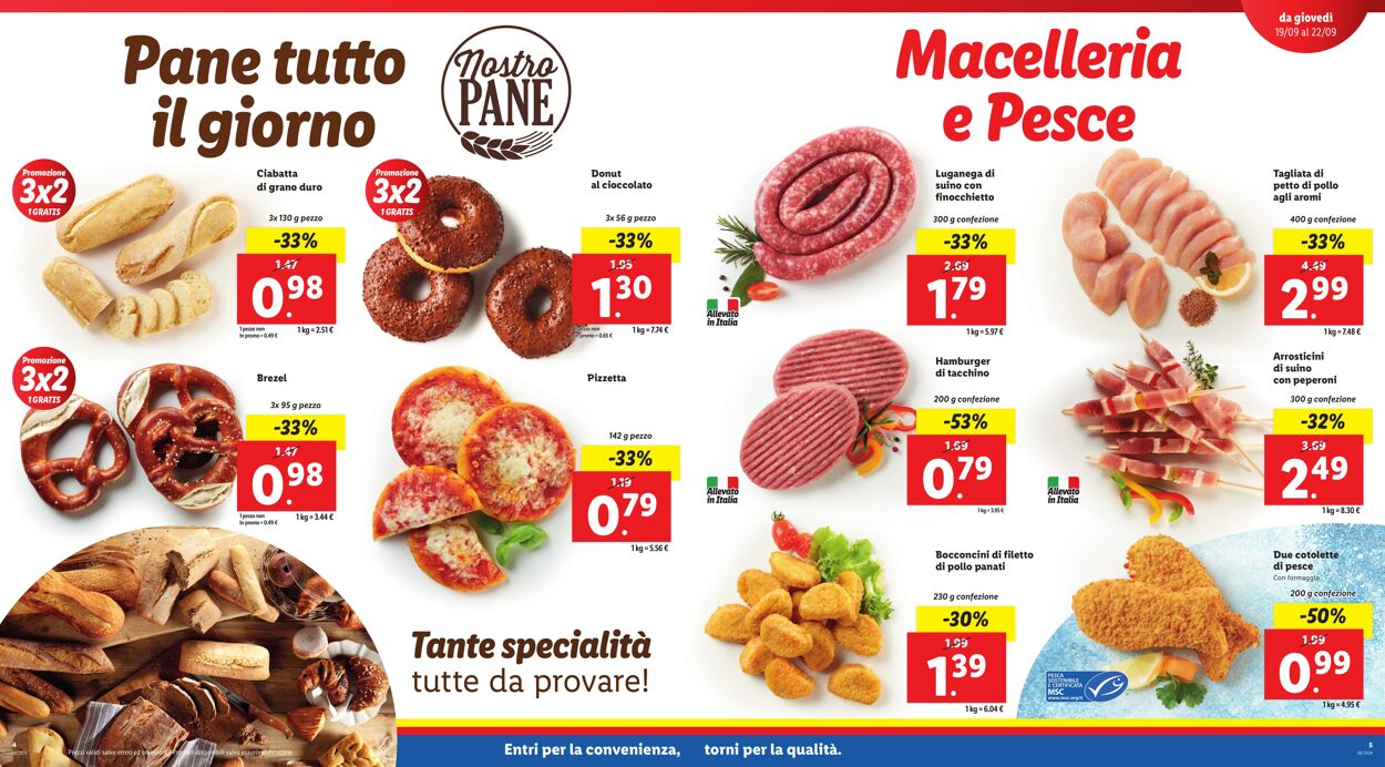 Volantino Lidl 19.09.2024 - 22.09.2024