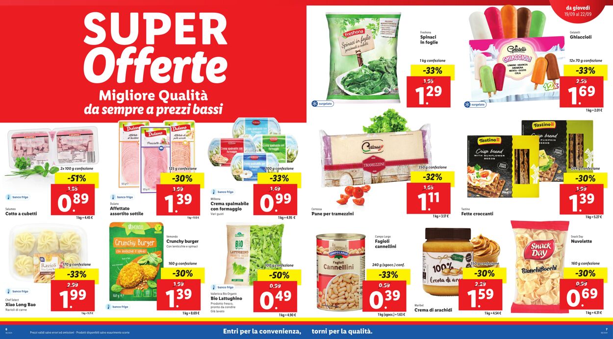 Volantino Lidl 19.09.2024 - 22.09.2024