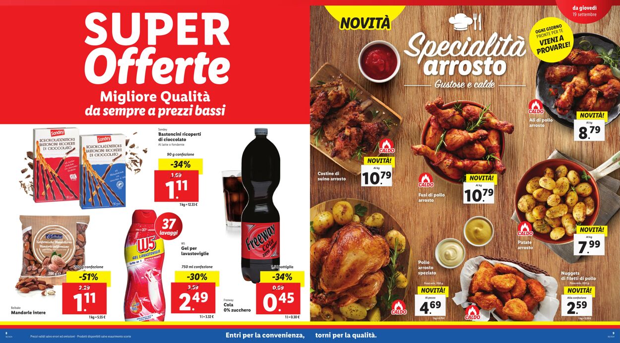 Volantino Lidl 19.09.2024 - 22.09.2024