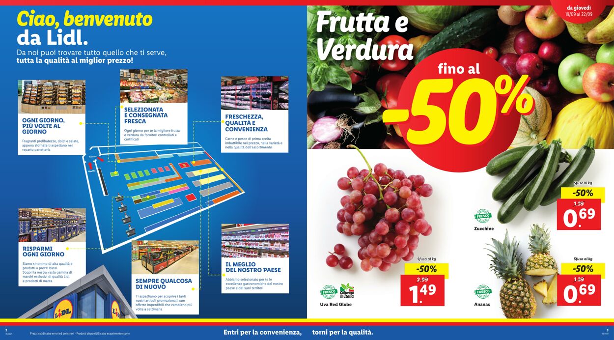 Volantino Lidl 19.09.2024 - 22.09.2024