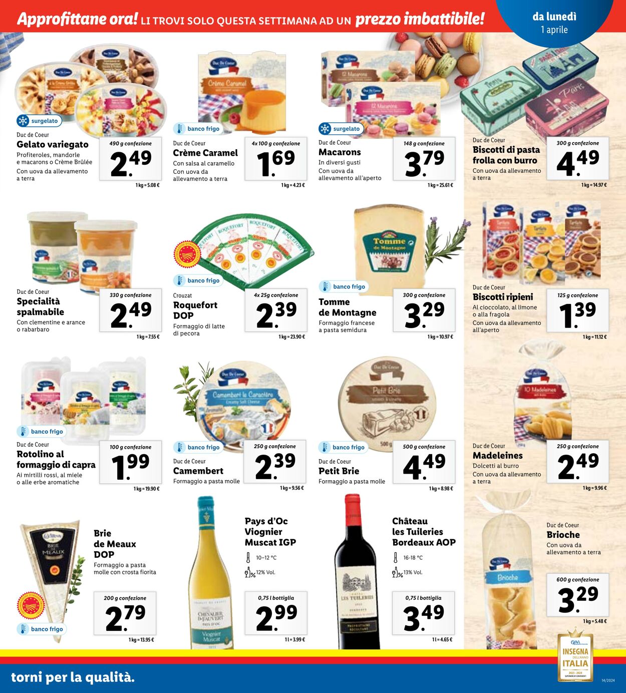 Volantino Lidl 01.04.2024 - 07.04.2024