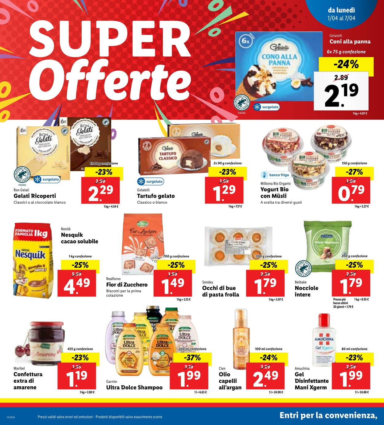 Volantino Lidl 01.04.2024 - 07.04.2024