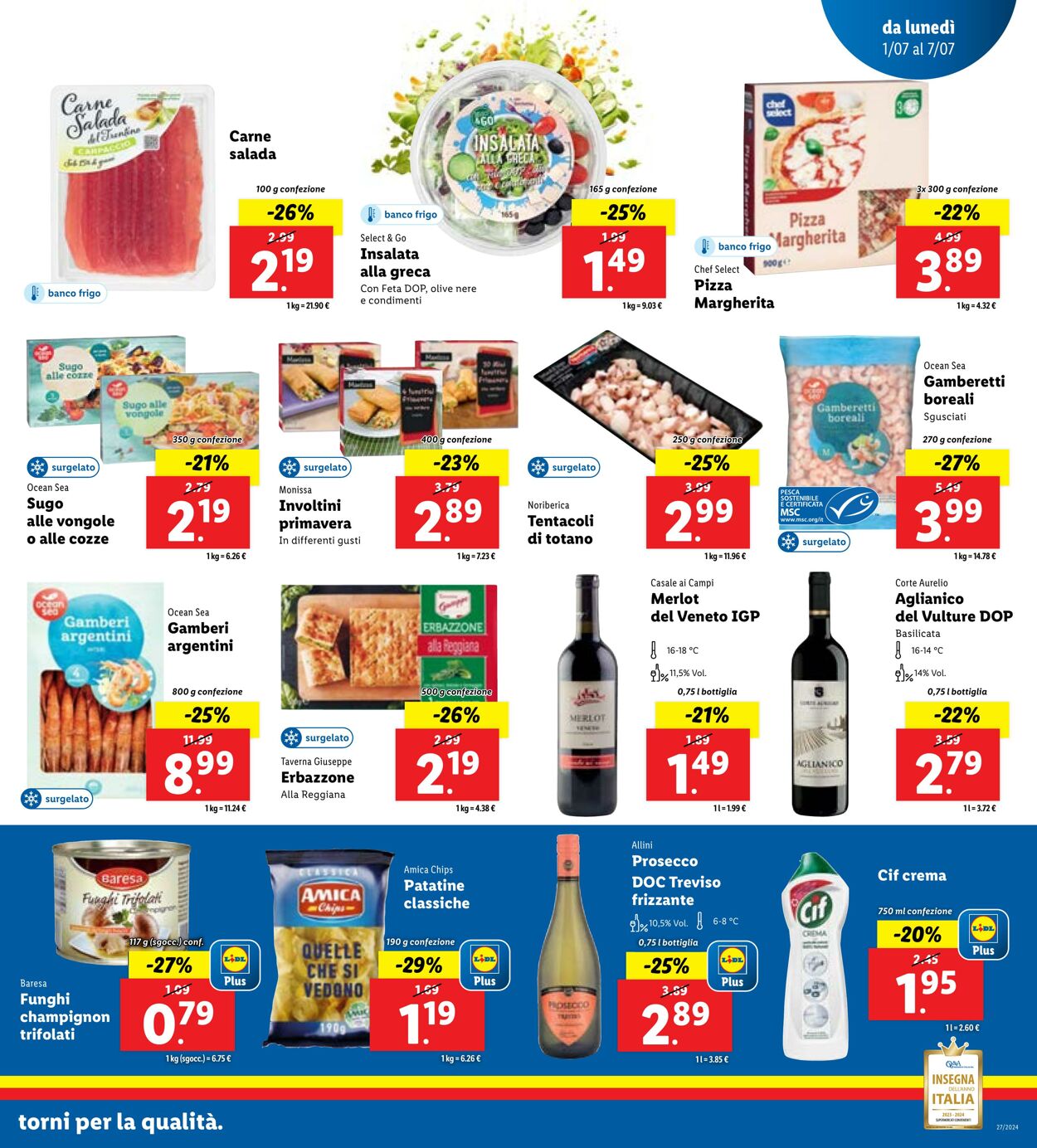 Volantino Lidl 01.07.2024 - 07.07.2024