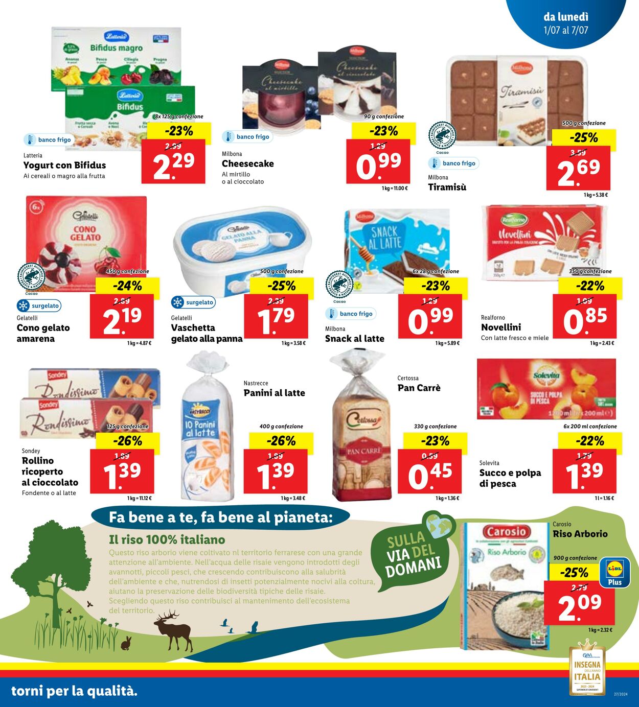 Volantino Lidl 01.07.2024 - 07.07.2024