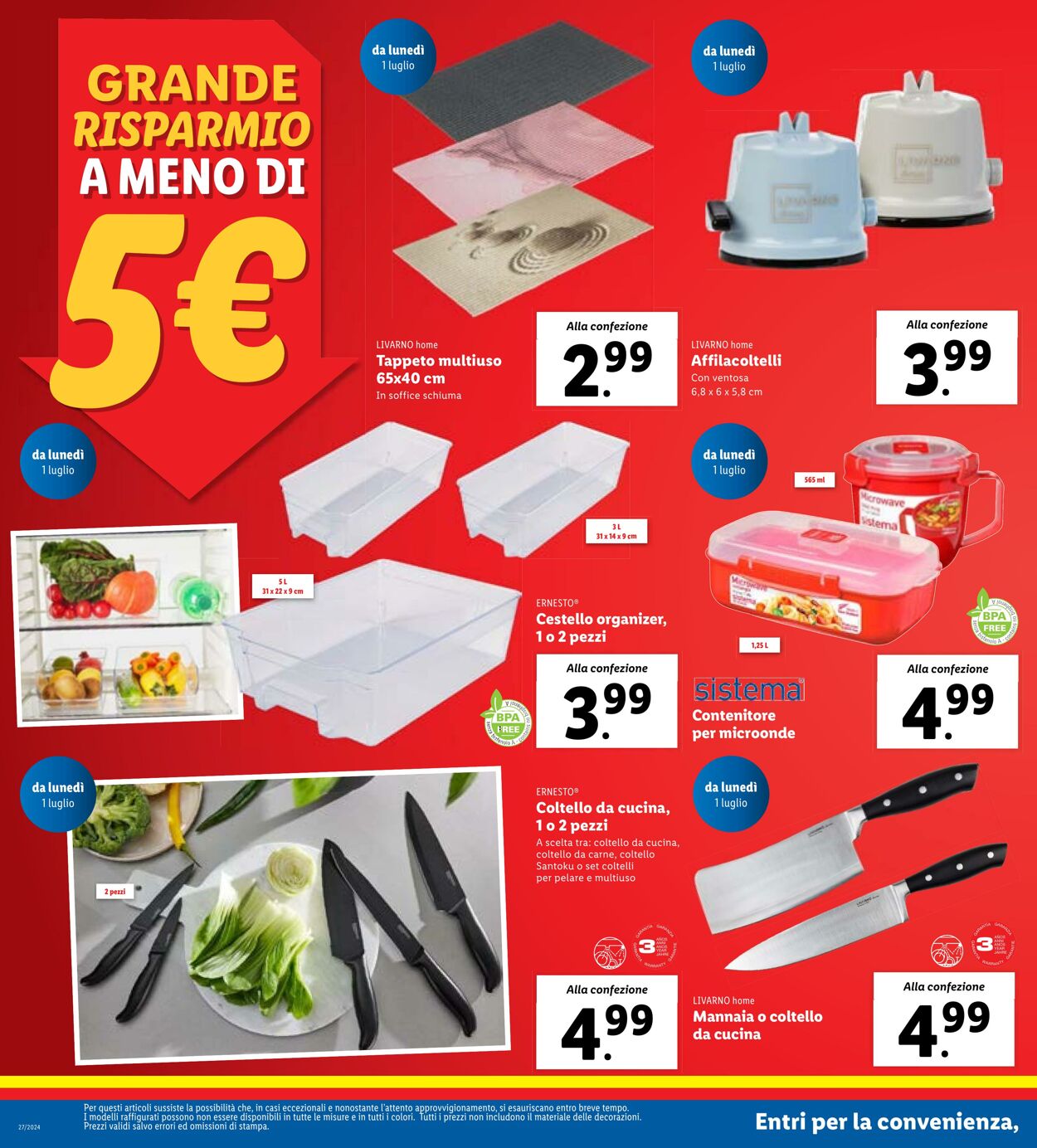 Volantino Lidl 01.07.2024 - 07.07.2024