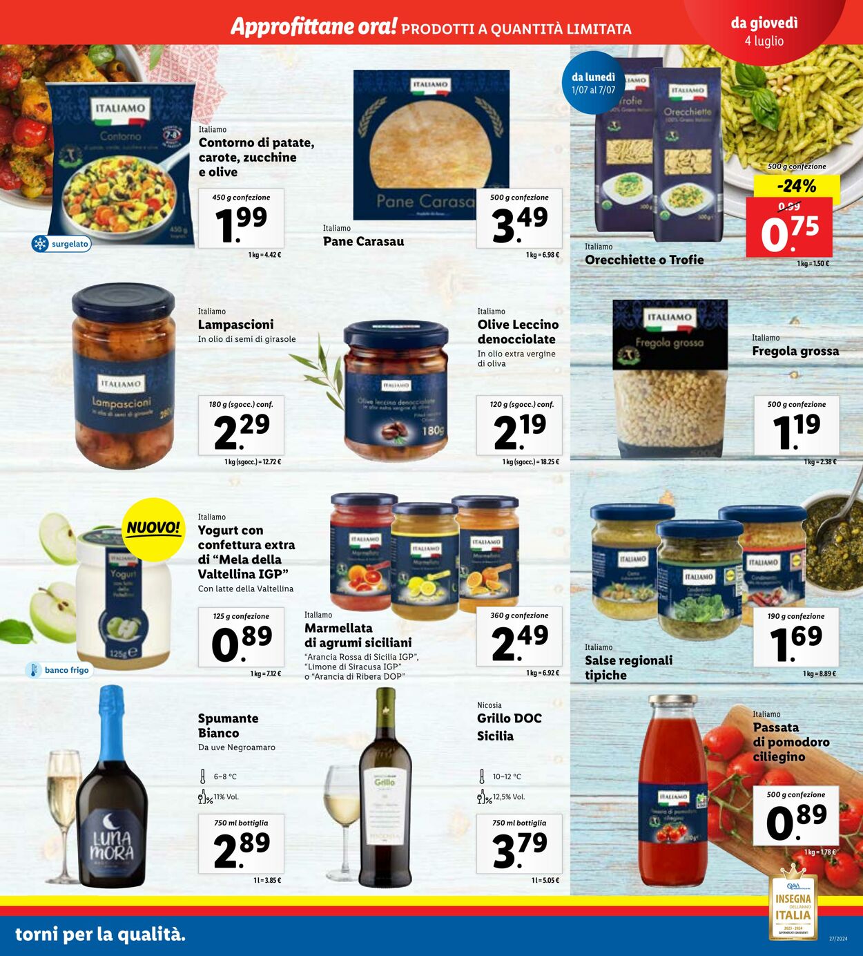 Volantino Lidl 01.07.2024 - 07.07.2024