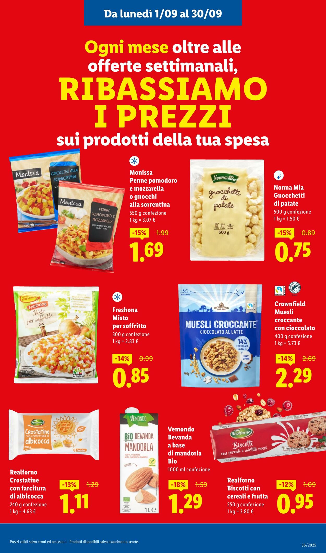 Volantino Lidl 01.09.2025 - 07.09.2025