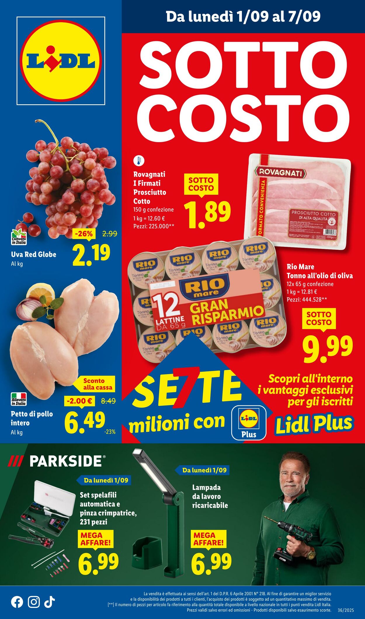 Volantino Lidl 01.09.2025 - 07.09.2025