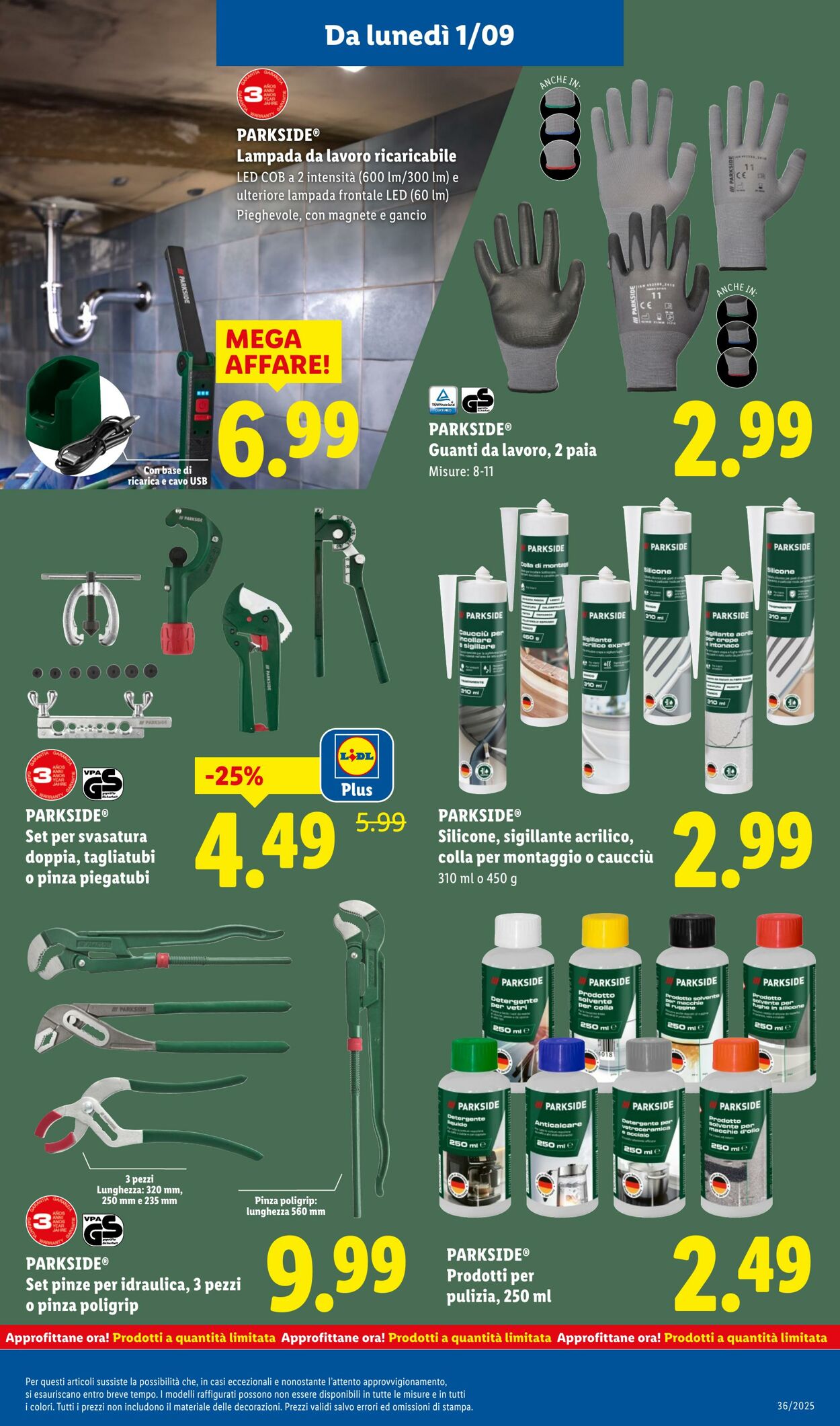 Volantino Lidl 01.09.2025 - 07.09.2025