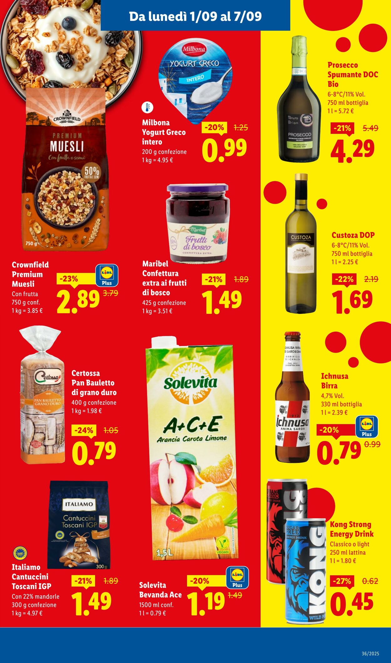 Volantino Lidl 01.09.2025 - 07.09.2025