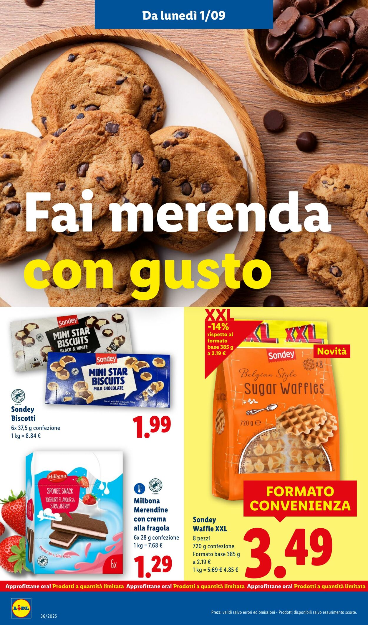 Volantino Lidl 01.09.2025 - 07.09.2025