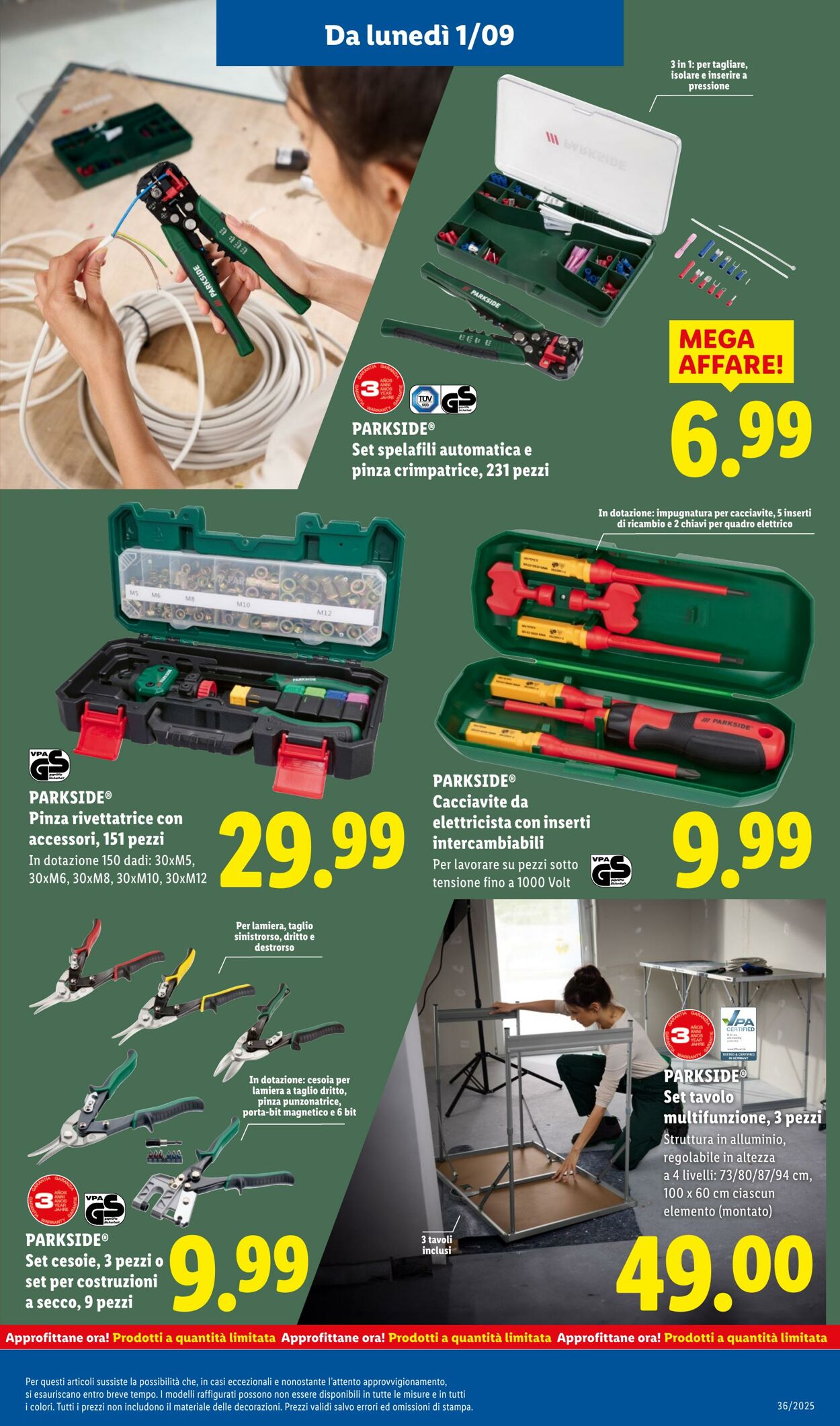 Volantino Lidl 01.09.2025 - 07.09.2025