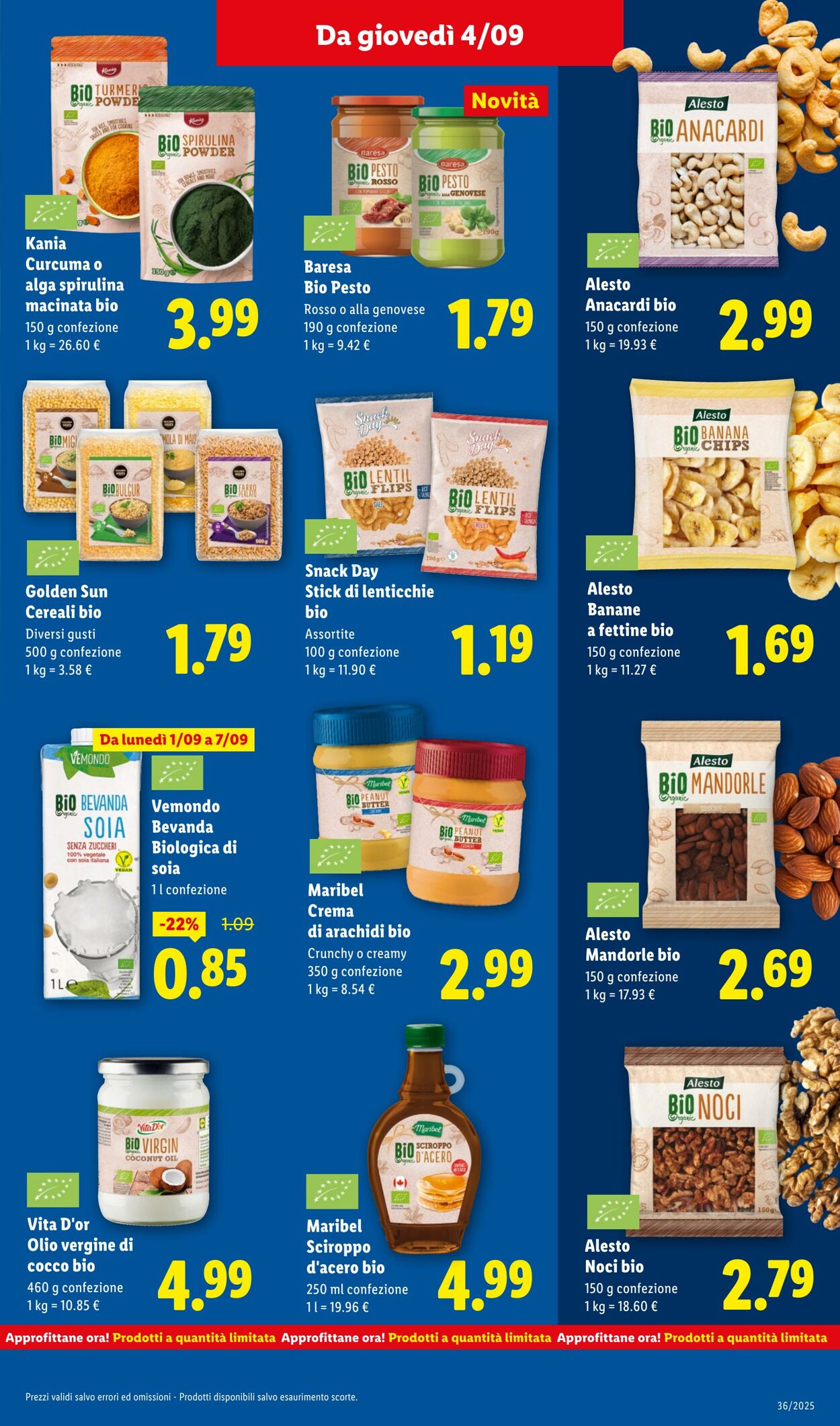 Volantino Lidl 01.09.2025 - 07.09.2025