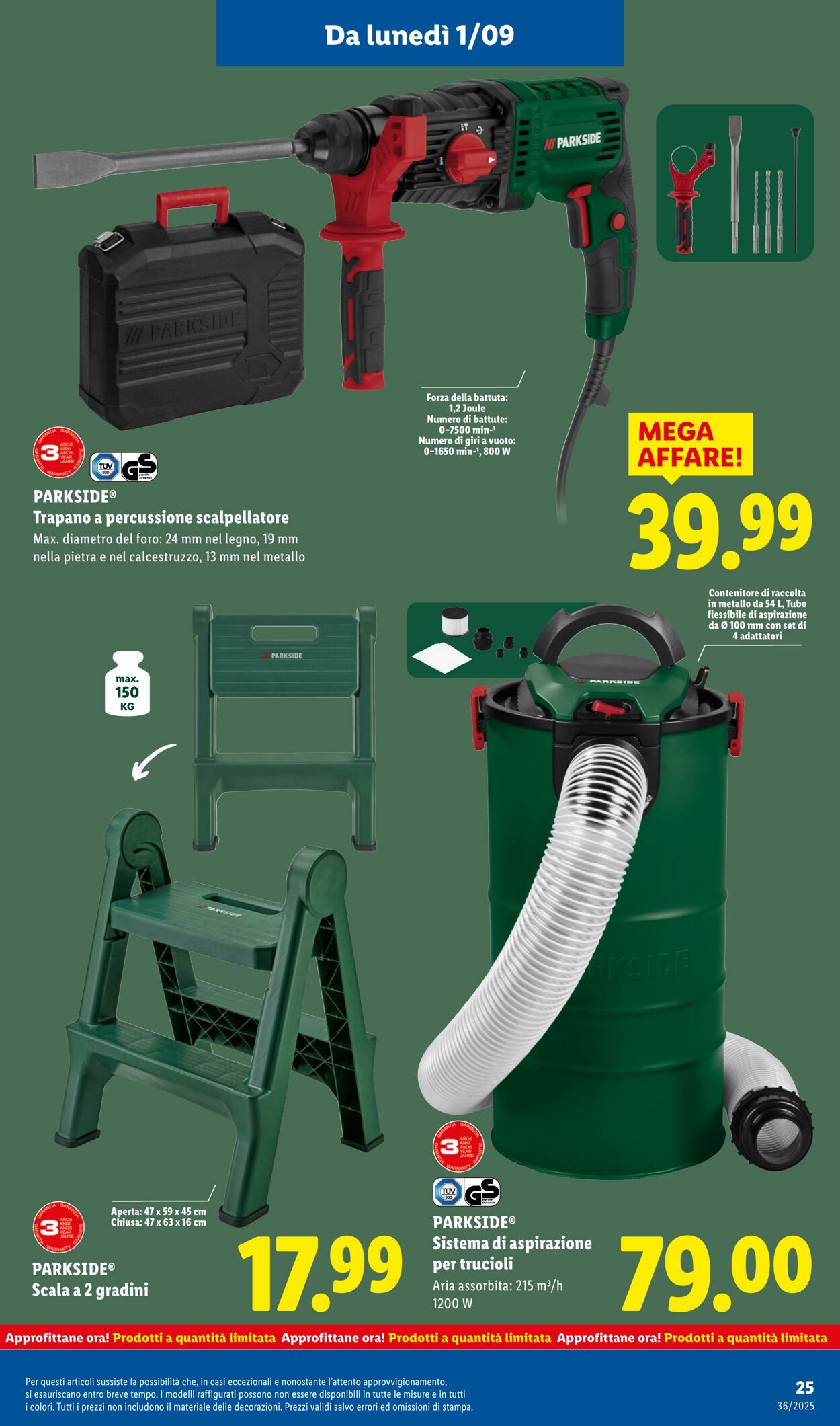 Volantino Lidl 01.09.2025 - 07.09.2025