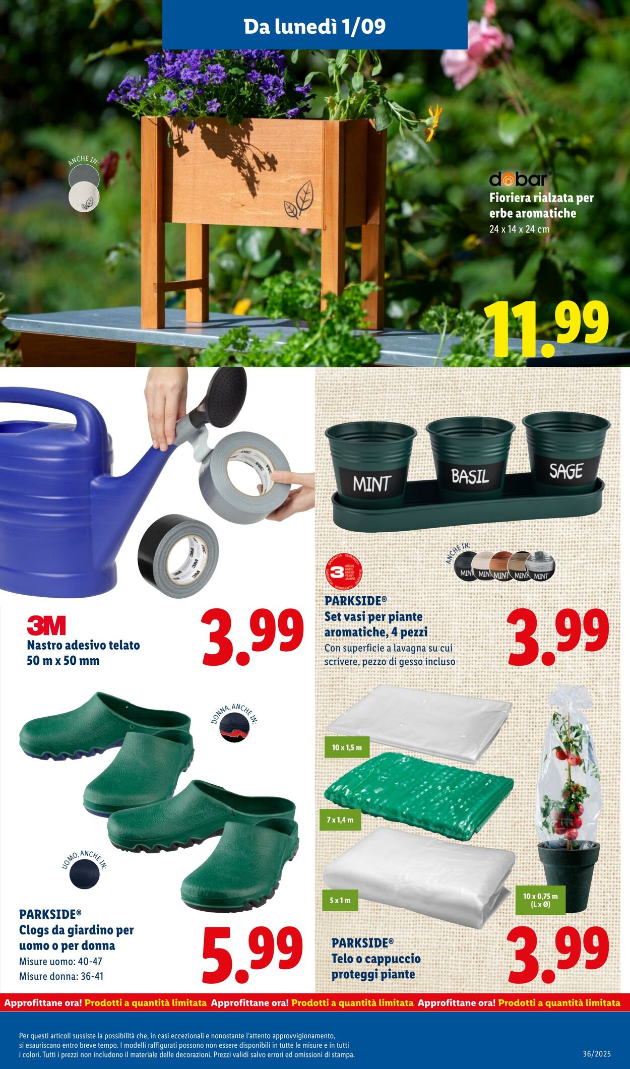Volantino Lidl 01.09.2025 - 07.09.2025