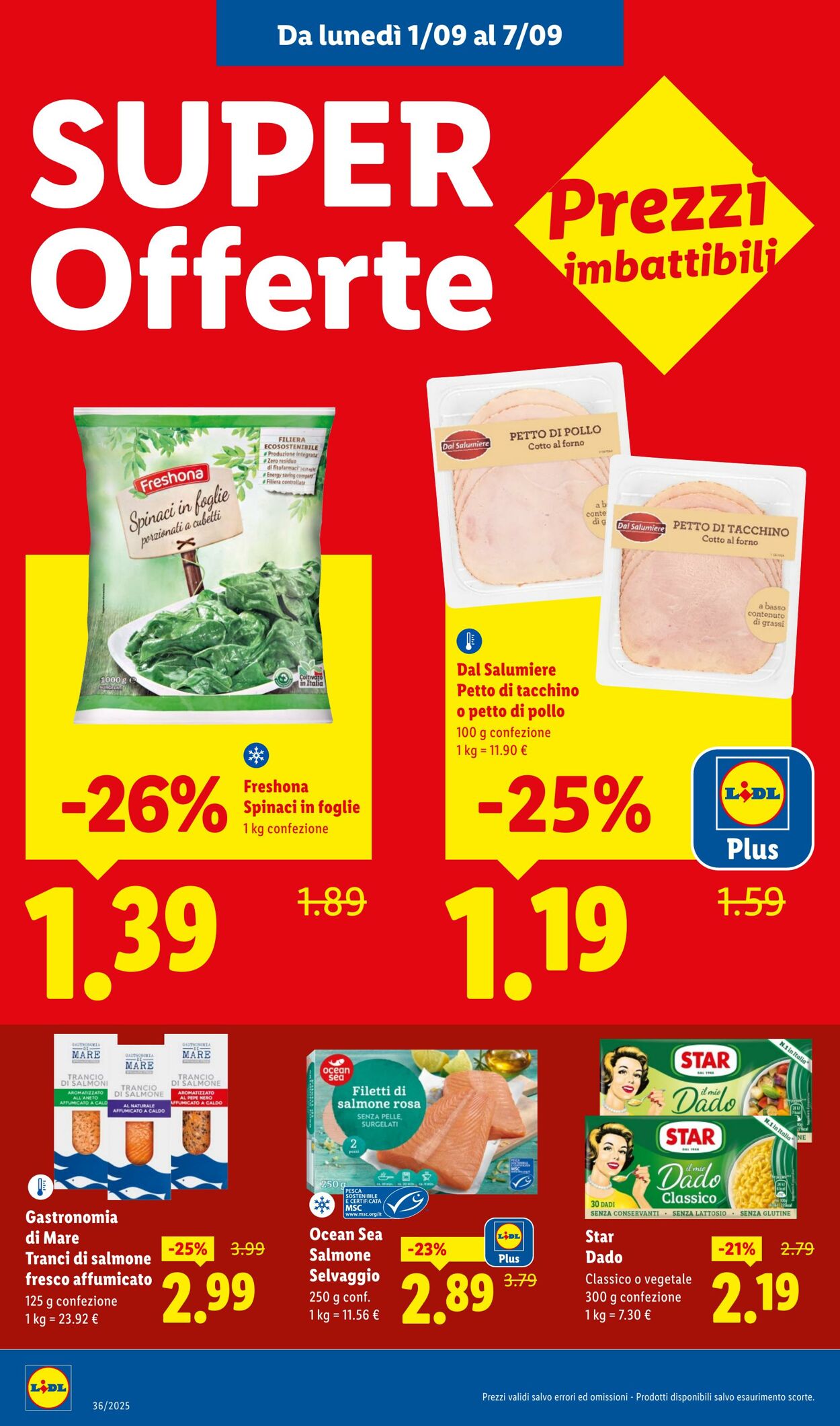 Volantino Lidl 01.09.2025 - 07.09.2025