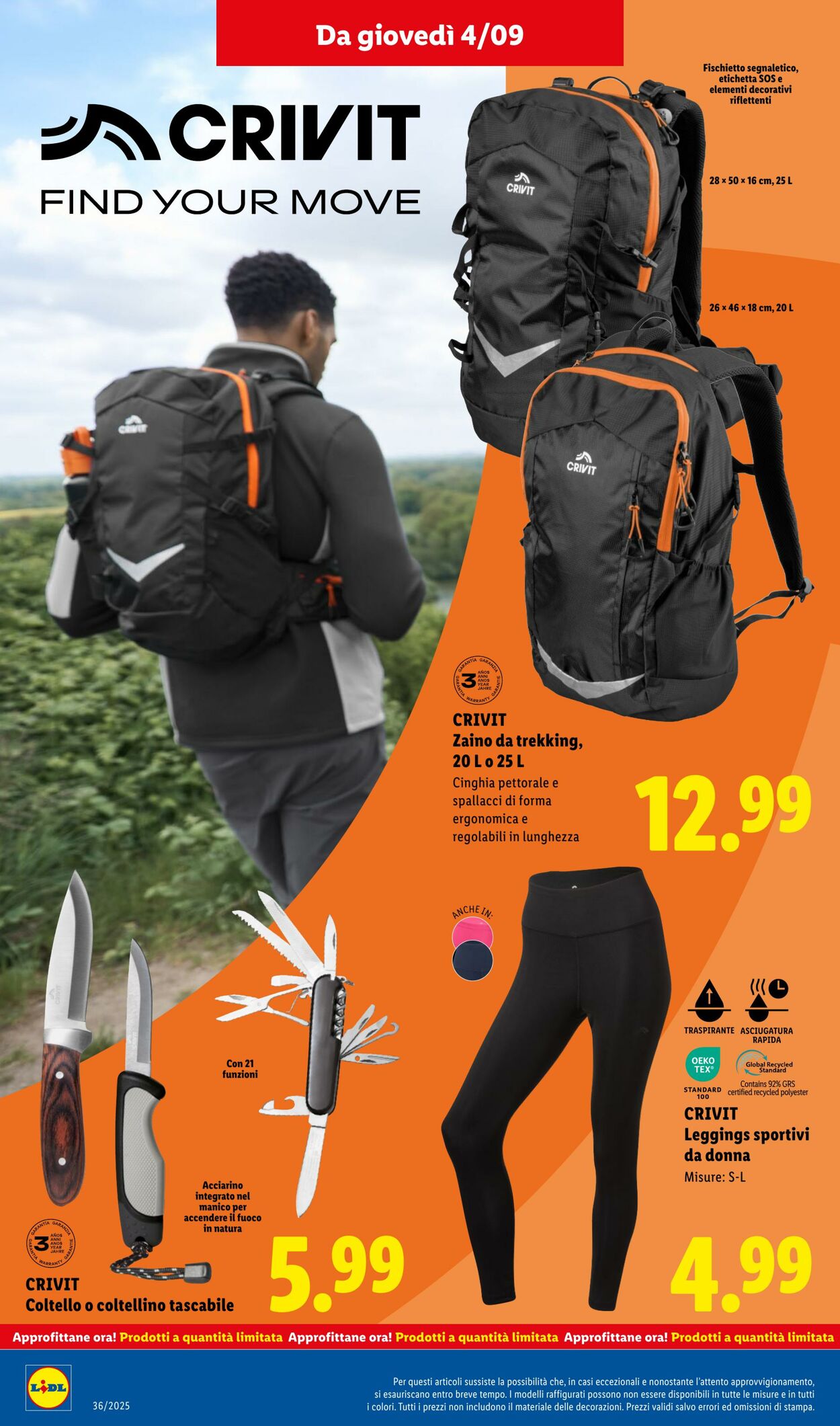 Volantino Lidl 01.09.2025 - 07.09.2025