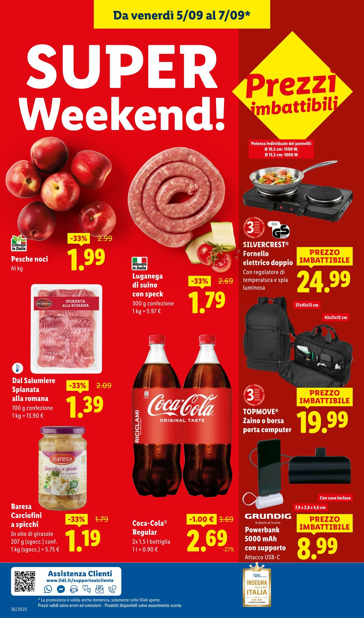 Volantino Lidl 01.09.2025 - 07.09.2025