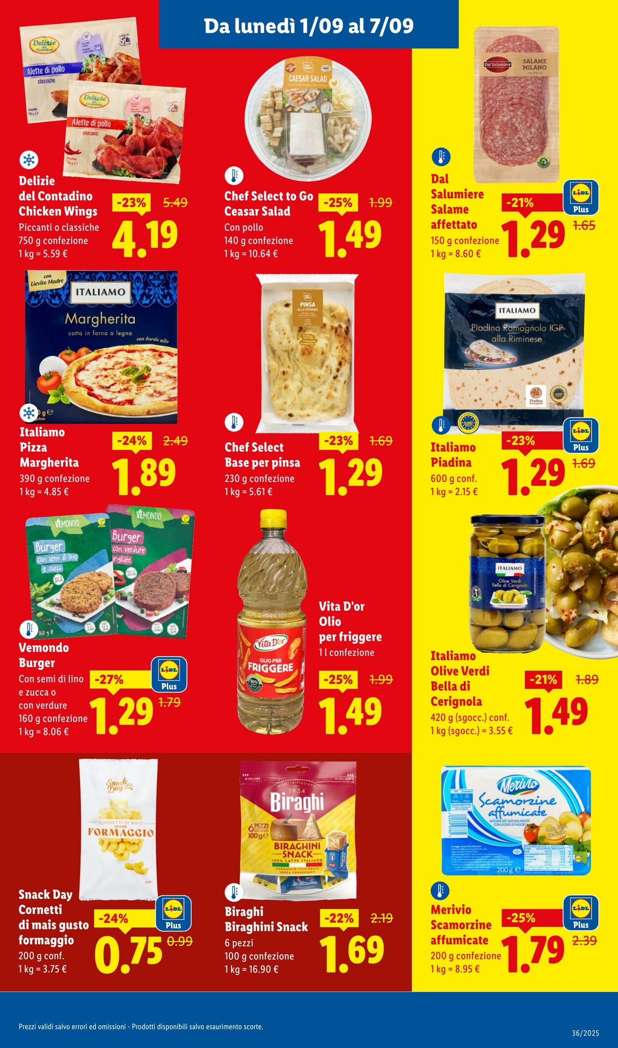 Volantino Lidl 01.09.2025 - 07.09.2025