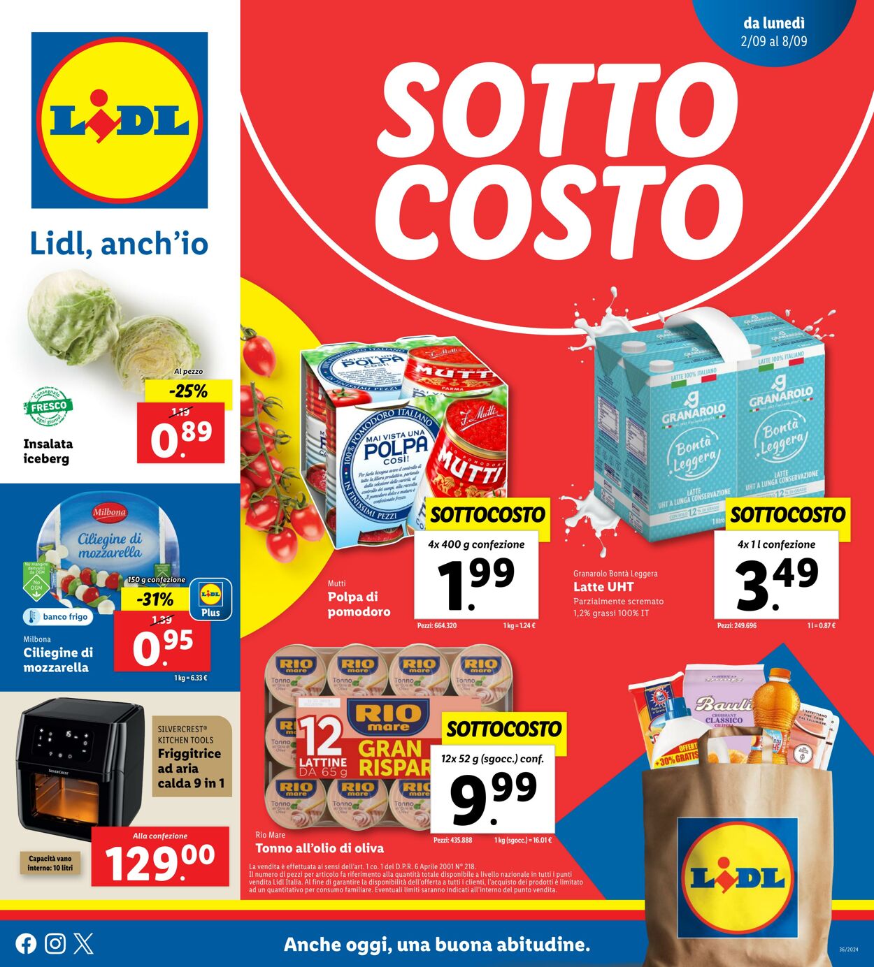 Volantino Lidl 02.08.2024 - 08.08.2024