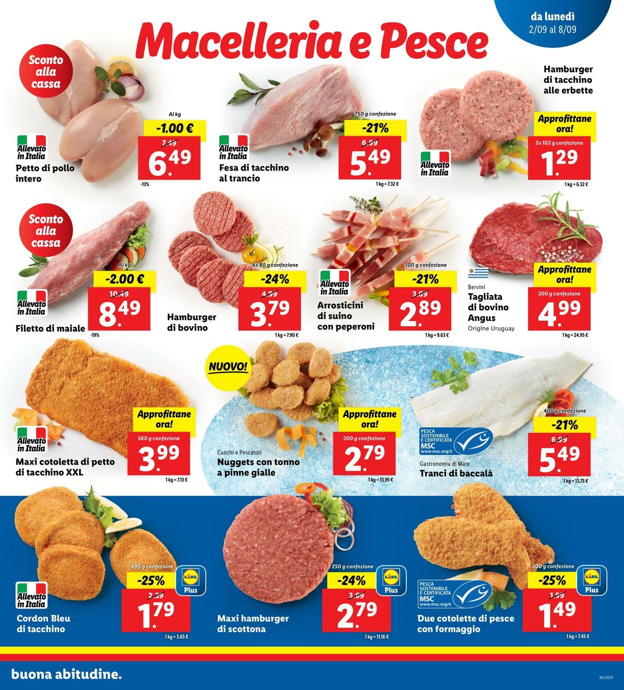 Volantino Lidl 02.08.2024 - 08.08.2024