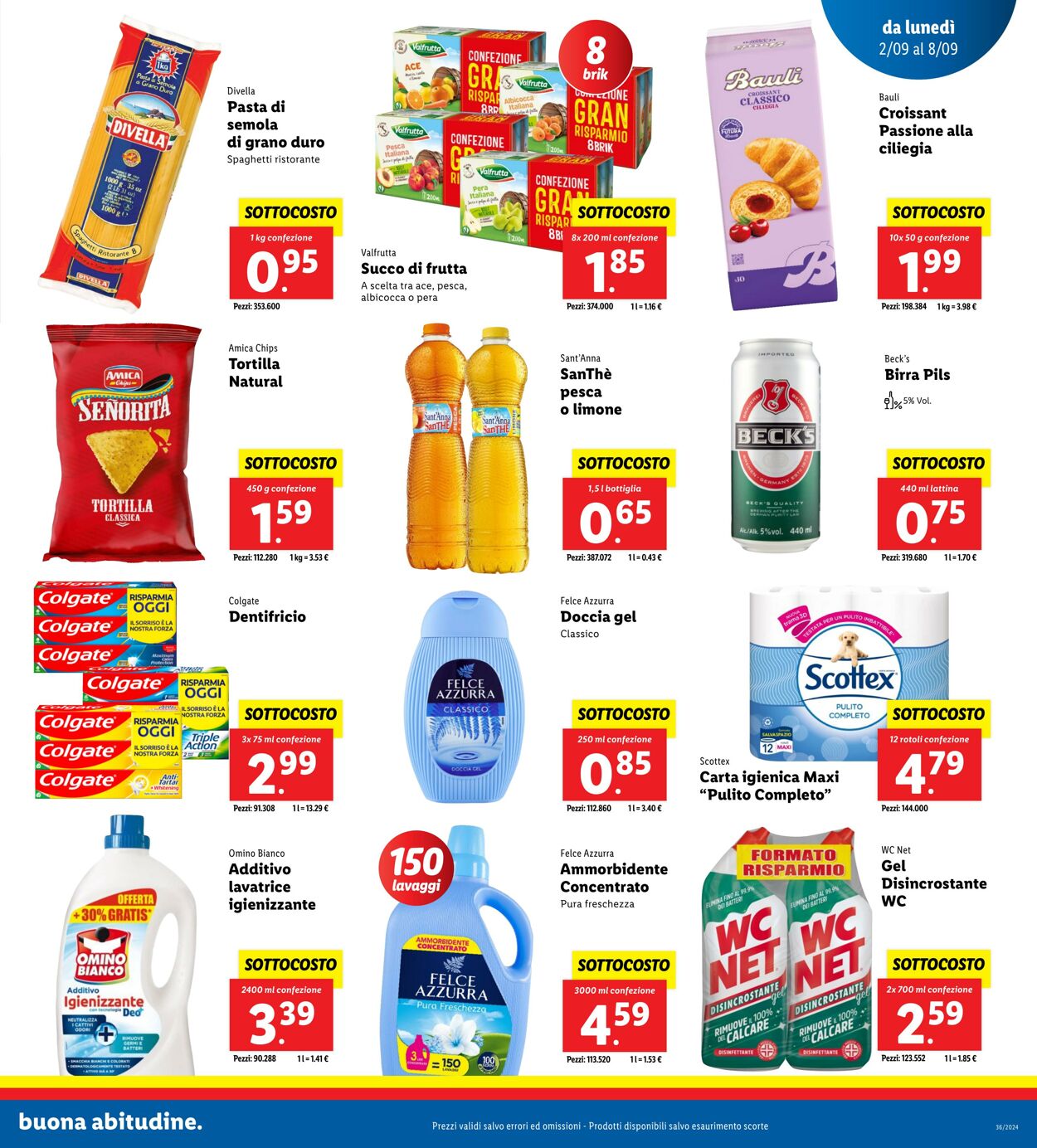 Volantino Lidl 02.08.2024 - 08.08.2024