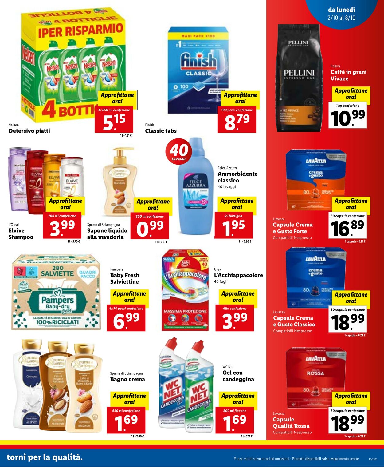 Volantino Lidl 02.10.2023 - 08.10.2023