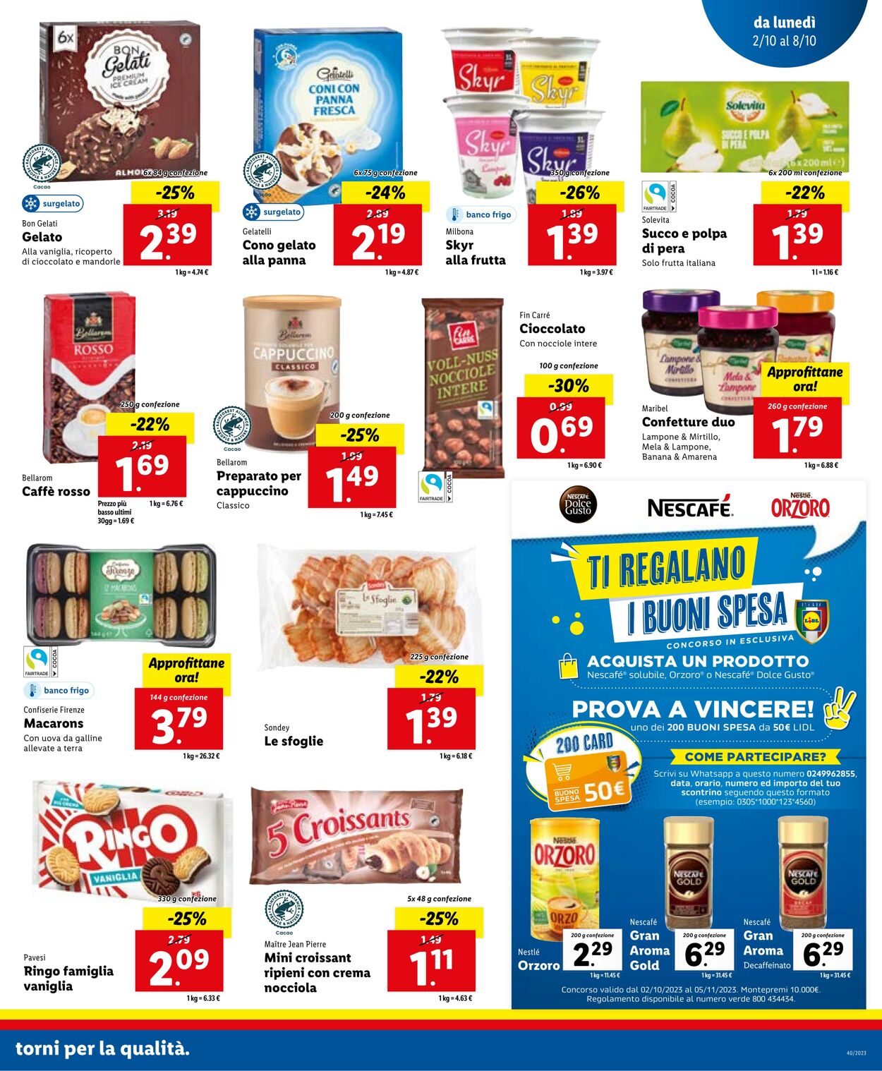 Volantino Lidl 02.10.2023 - 08.10.2023